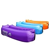 WEKAPO Inflatable Lounger Air Sofa Hammock-Portable,Water Proof& Anti-Air Leaking Design-Ideal Couch for backyard Lakeside Beach Traveling Camping Picnics & Music Festivals