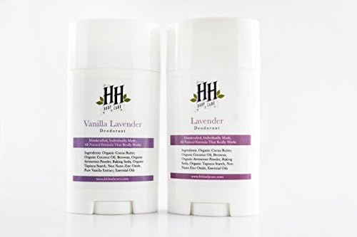 Natural Deodorant 2 Pack - Lavender and Vanilla Lavender