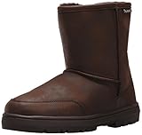 BEARPAW Men's Patriot Winter Boot, Chocolate, 8 M US