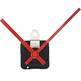 Mudder 31 mm Long Shaft Quartz Clock Movement DIY Clock Repair Kit (Red)