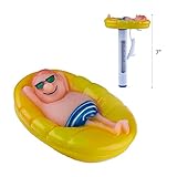 Milliard Floating Pool Thermometer, Floatin' Guy Large Size with String, for Outdoor/Indoor Swimming Pools, Hot Tub, Spa, Jacuzzi and Pond