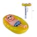 Milliard Floating Pool Thermometer, Floatin' Guy Large Size with String, for Outdoor/Indoor Swimming Pools, Hot Tub, Spa, Jacuzzi and Pond