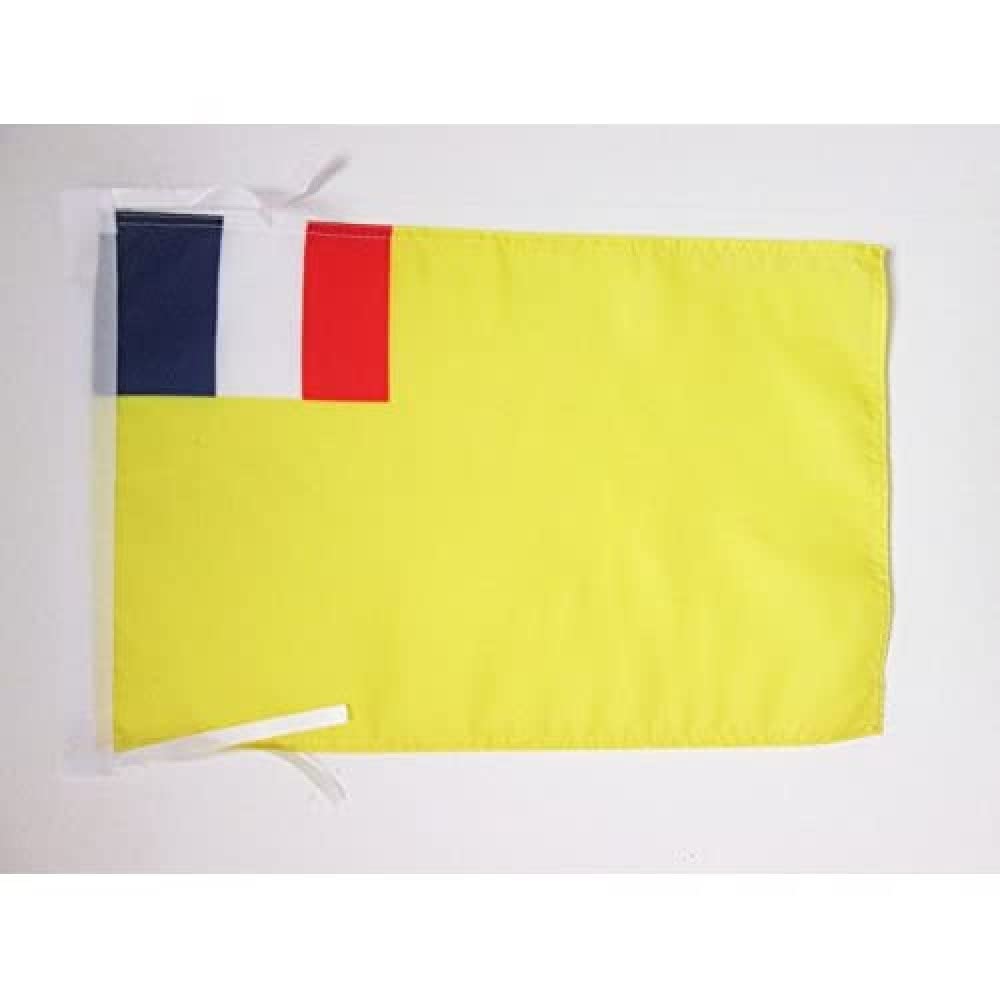 AZ FLAG - French Indochina 1887-1954 Flag - 18'' x 12'' - 100% Polyester French Indo-China Small Banner with Two Cords - Fade Resistant - Vivid Colors - 18x12 in - 45x30 Cm โ image 1