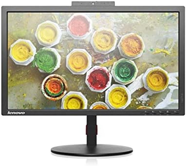 2017 Lenovo Flagship ThinkVision 21.5" Full HD IPS Professional Monitor - 7ms Response Time, Integrated Speakers, Full HD Camera &amp; Microphone, Landscape to Portrait, VGA, Display Port, Vesa Mountable