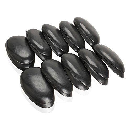 Vktech 10 Pairs Black Plastic Hairdressing Dye Coloring Ear Cover Shield Protector