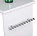Topeakmart Mobile Storage Cart Toilet Shelf Space Saving Slim Rolling Bathroom Laundry Rack