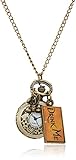 Uarter Vintage Drink Me Pocket Watch Quartz Watch Alice in Wonderland Rabbit