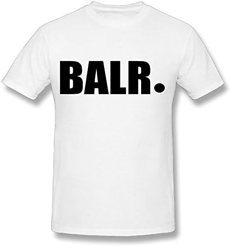 HappWan Men's New Balr Bai T-shirt - XXL White