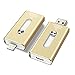 128GB iPhone USB Flash Drive, iOS Memory Stick, iPad External Storage Expansion for iOS Android PC Laptops (Gold)