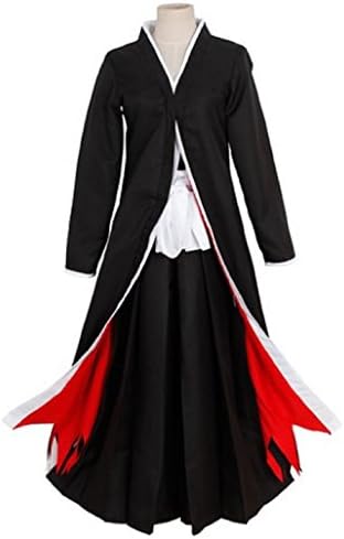 YUKICHI wear Bleach Kurosaki Ichigo Cosplay Costume Set【 Black 】Japanese Anime (L, Black)