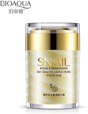 snail repair and brightening skin glow