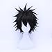 Xingwang Queen Anime Cosplay Wig Short Black Hair Synthetic Wigs with free Cap