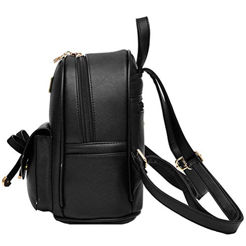 Girls-Bowknot-Cute-Leather-Backpack-Mini-Backpack-Purse-for-Women