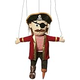 Silly Puppets Pirate Peach Marionette String Puppet