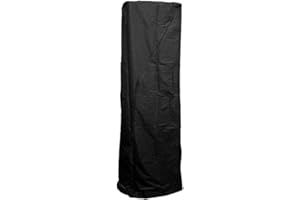 Heavy Duty Patio Heater Cover for Outdoor Square Glass Tube Heaters, 210D Waterproof Windproof Dust Protection, Fits 87x21x24