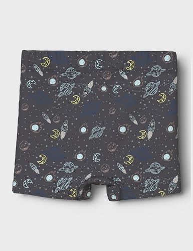 NAME IT Nmmtights 3P Iron Space Noos (Pack of 3) for Kids