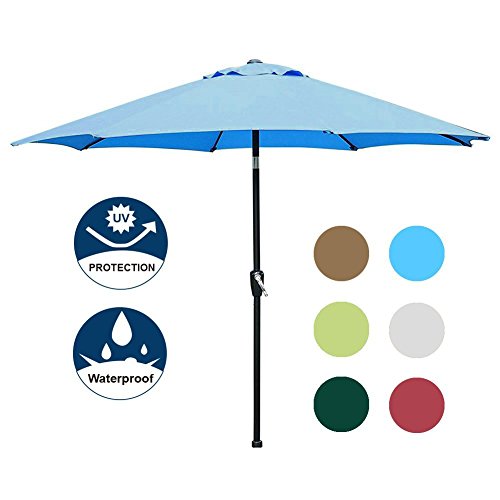 Blissun 9 Outdoor Market Patio Umbrella Buy Online In Maldives At Desertcart