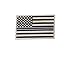 Thin Blue Line American Flag Police Support Lapel Pin (1 Pin)