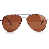 SomniLight FL-41 Outdoor Light Sensitivity Glasses for Photophobia, Blue Light and Migraines (Aviator Style) Polarized