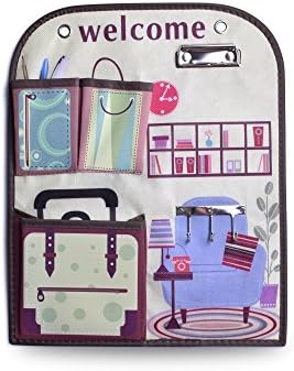 Welcome Home Library Wall-hanging Storage Pocket Organizer (Welcome Home)