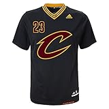 LeBron James Cleveland Cavaliers Adidas Youth Replica Black Alternate Jersey