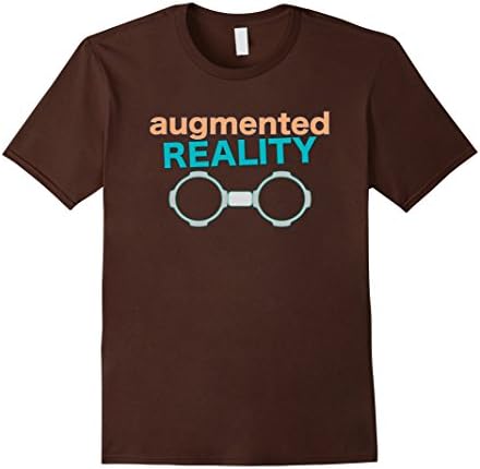 Men's Augmented Reality T-Shirt (AR VR Shirt) Medium Brown
