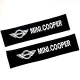 QZS Car Seat Belt Shoulder Pads Strap Covers Cushion 1 Pair/Set for Mini Cooper