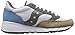 Saucony Originals Men's Jazz 91 Classic Retro Sneaker, White/Tan/Black, 6.5 M US