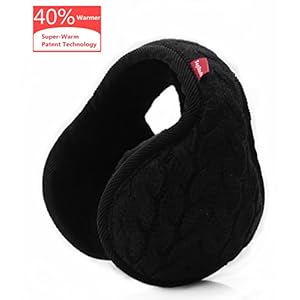 ANKEPAZ Foldable Ear Warmers/Ear Muffs – High-Class Windproof Fleece Winter Earmuffs for Men Women & Kids