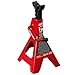 BIG RED T42012 Torin Steel Jack Stand: 2 Ton (4,000 lb) Capacity, Red, Single Jack