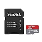 SanDisk Ultra 32GB microSDHC UHS-I Card with Adapter, Grey/Red, Standard Packaging (SDSQUNC-032G-GN6MA)