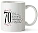70th Birthday Gifts For Women Seventy Years Old Men Gift Mugs Happy Funny 70 Mens Womens Womans Wifes Female Man Best Friend 1949 Mug Male Unique Ideas 49 Woman Wife Gag Dad Girls Guys Good Husband