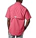 Columbia Men's Bahama II UPF 30 Short Sleeve PFG Fishing Shirt, Sunset Red, Large