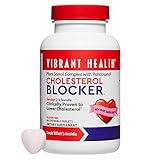 Vibrant Health - Cholesterol Blocker Vanilla Chewables, Plant Sterol Complex with Policosanol, 60 Count