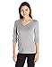 Hanes Sport Women's Cool DRI Performance Long Sleeve V-Neck Tee