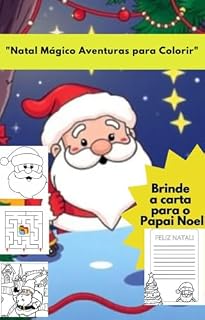 Livro "Natal Mágico Aventuras para Colorir": E book para colorir e se divertir.