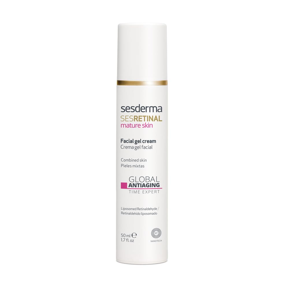 Sesderma Sesretinal Mature Skin Facial Gel Cream – Retinal & Bio-Retinoids for Firming, Softening & Even Tone – 50 ml