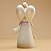 Enesco 4014325 Foundations Grandmother Angel Stone Resin Figurine, 7.5