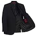 Gioberti Boy's Formal 3 Piece Suit Set, Black, Size 14