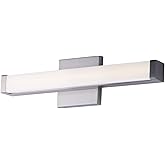 Maxim 52000SN Spec Collection 18 Inch Dimmable LED Bathroom Vanity Light I 3500K I Satin Nickel I Modern Contemporary Light F