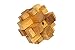 Connection: 3D Wooden Brain Teaser Puzzle from SiamMandalay - Handmade Stress Relief Game for Adults. Conversation Piece for Coffee Tables in Living Rooms and Desk in Offices.