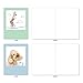 The Best Card Company - 10 Blank Dog Cards Assorted (4 x 5.12 Inch) - Adorable Boxed Animal Note Cards for All Occasions - Dogs & Doodles M6582OCB