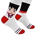 FloraKoh Women Cotton Crew Casual Socks 6 Pair Pack (sailor moon animation)