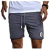 Leif Nelson LN8299 Joggingshorts voor heren, korte trainingsbroek, slim fit, korte fitnessbroek, joggingbroek…