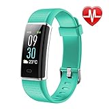LETSCOM Fitness Tracker, Heart Rate Monitor Watch with Color Screen, IP68 Waterproof, Step Counter, Calorie Counter, Sleep Monitor, Pedometer, Smart Watch for Kids Women and Men