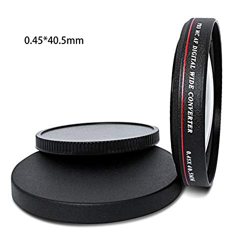 ZOMEI Digital Wide Converter, ZOMEI Ultra-thin 0.45X Pro MC AFDigital Wide Converter Wide Angle Multi-Coated Optical Glass Filter Lens Camera Accessories