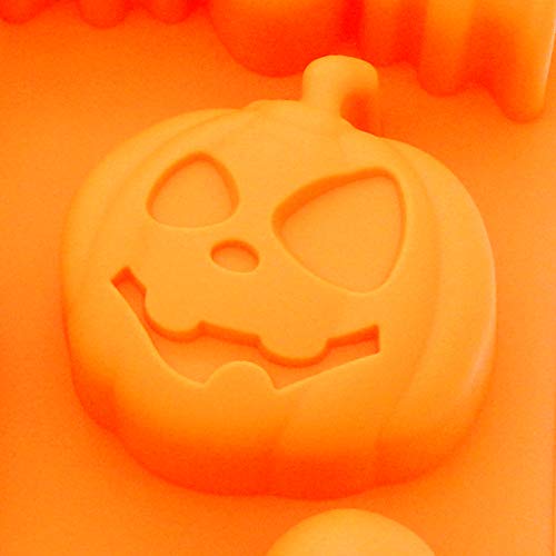 Silicone molds,LKE Muffin Pan Halloween Limited Edition cupcakes liners Nonstick silicone pans baking Mold for Jello/Cookie/Chocolate/Candy /Ice/Cake Mold - Thumbnail 6