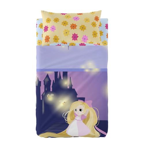 HappyFriday Set di lenzuola Mr Fox Long Braid multicolore per lettino da bambino, 2 pezzi