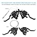 Ceebitoo Shifter Brake Lever Combo Set (3×7 Speed) Bicycle Gear Shifters Bike Speed with Shift Cable for Mountain Bike Cycling (1 Pair)
