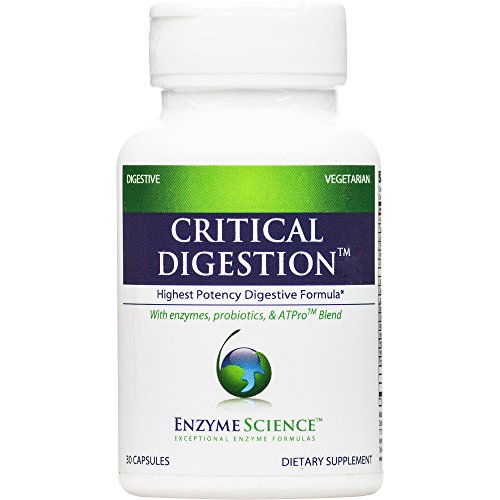 Enzyme Science - Critical Digestion, Highest Potency Digestive Enzyme Formula, 30 Vegetarian Capsules (FFP)